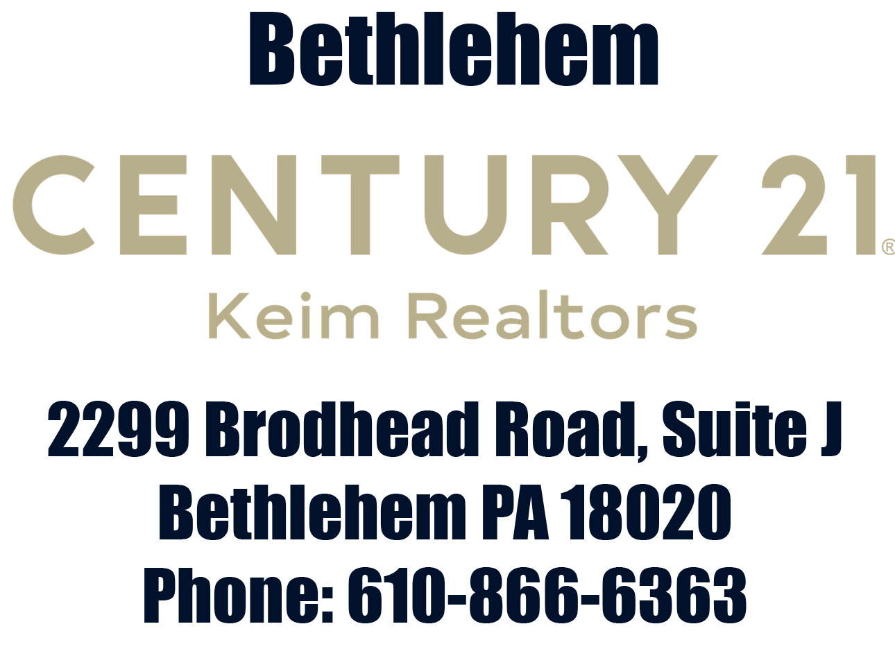 Century 21 Keim located in Bethlehem Pennsylvania