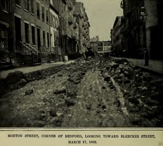 Street Scene Showing Horse Droppings