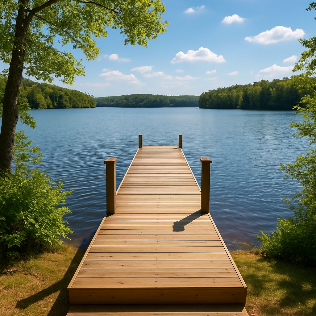 Private Dock for Pocono Lakefront property